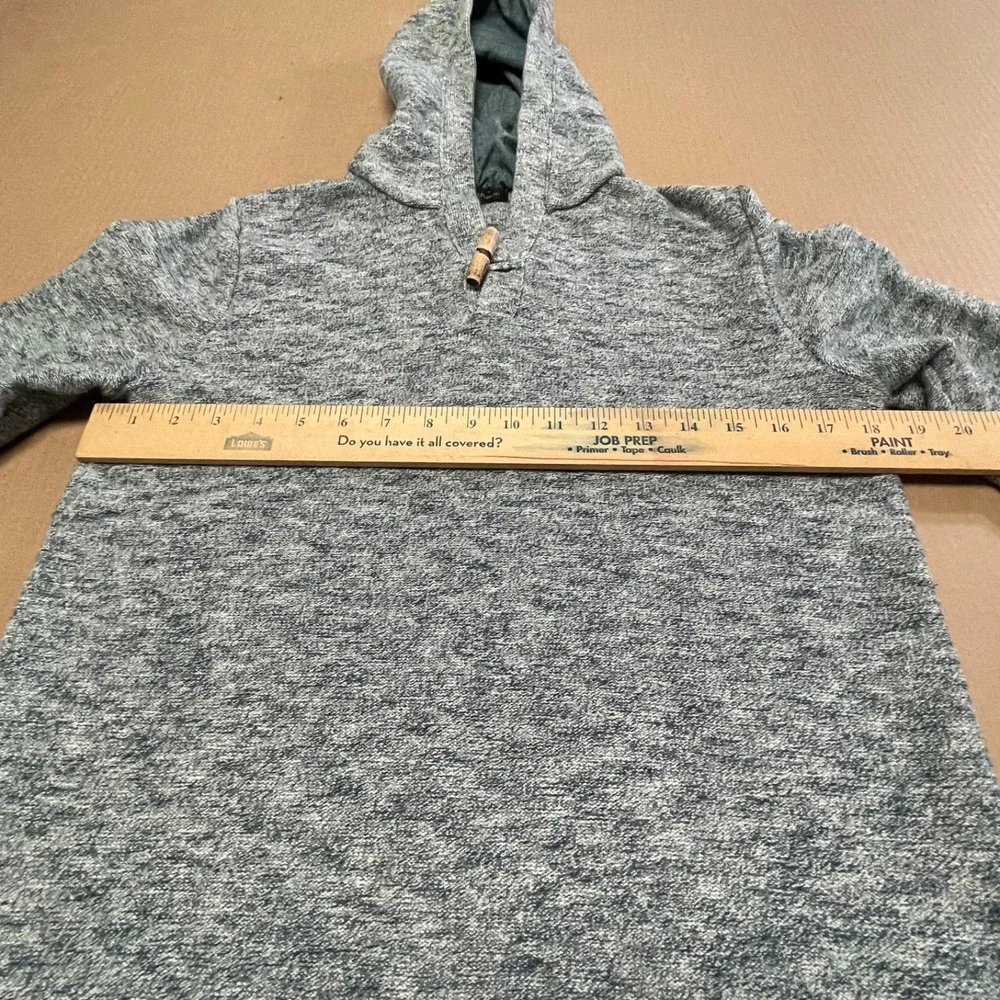 Banana Republic‎ Men's Small Hooded Blue Sweater Pullover Cotton Nautical Toggle